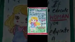 girl education || Slogen poster in girl education