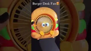🍔Deskfan#kawaii #cute #deskfan #stationery #explorar #fypシ #shortsfeed #viral #burger