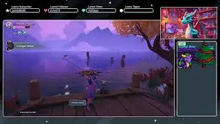 Palia fishing for that darn midnight paddle fish