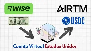 C&oacute;mo Retirar de WISE a AIRTM por Cuenta Virtual de USA
