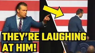 Drunk Hegseth Sounds INSANE in DISASTER Speech to Military Leaders!