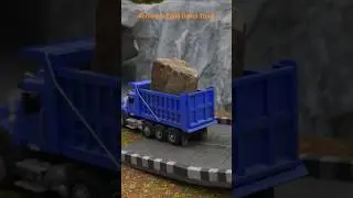 Rc Dump Trucks Tunnel Pass - MimiRig Rc  #rcrig #rctruck #rcsimulation #miniaturetrucks