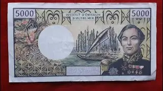 French Pacific Territories 5000 Francs