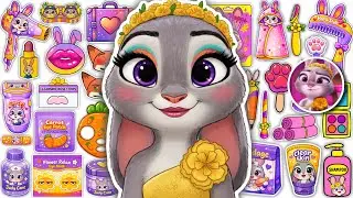 🌸Paper DIY🌸 ZOOTOPIA 2 Judy Skincare  + Makeup Blind Bag Unboxing! ASMR