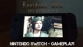 Resident Evil  HD Remaster - Nintendo Switch - Handheld Mode Gameplay!