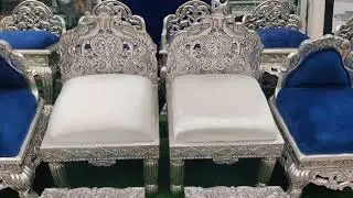Wedding event material | German silver wedding chairs, stools, Rolu Rokali, issurai in Hyderabad