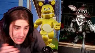 This is Comically TERRIFYING | Hello Neighbor - FAST Fredbear & Foxy Mod
