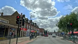 North Harrow to South Harrow Aldi, London | Afternoon drive | 4K UHD |