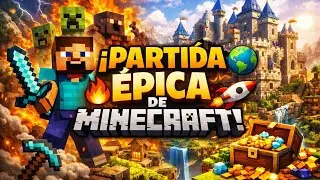 PARTIDA MINECRAFT 🔥⛏️ LLENA DE AVENTURAS 🌍 Y CONSTRUCCIONES &Eacute;PICAS #minecraft #pro #Gamer