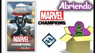 War Machine (Máquina de Guerra) - Marvel Champions - Dentro de la Caja - Unboxing Juego de Mesa