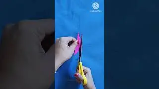 DIY How to make Paper Snowflakes / Paper Flower making / Christmas Decoration #shorts #youtubeshorts