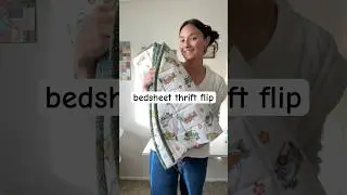 me & finding bedsheets at the thrift store 🤝 #upcycle #sewing #playmat #diy