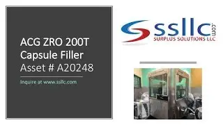 ACG ZRO 200T Capsule Filler