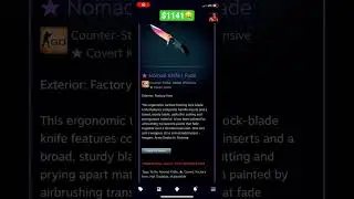 The first knife I ever got🤑👍#csgo #money #knife #fade #profit #cool #viral