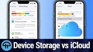 iPhone Device Storage vs iCloud Storage