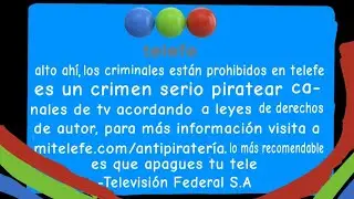 [Falso] pantalla anti pirateria de telefe (año 2016)