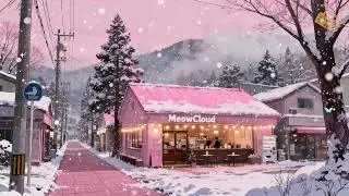 Cozy Pink Winter Coffee Shop☕ Soft Lofi Beats for Relax, Study & Peace 💕 [ Pink Lofi &ndash; Cafe Chill ]