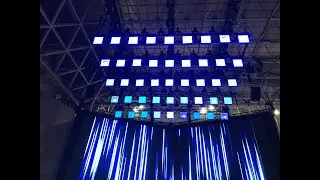 X Rover dynamic LED display show in Japan Live-Entertainment Expo ,coopertaion with AVC