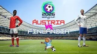 Áustria x Finlândia - Eliminatórias Copa 2026 - PES 2013 PC