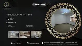 4BHK Apartment with Private Entrance | Ground Floor LUX-R-10452