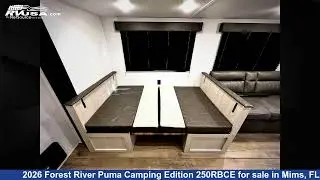 Marvelous 2026 Forest River Puma Camping Edition Travel Trailer RV For Sale in Mims, FL | RVUSA.com