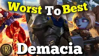 Ranking Every Demacia CHAMPION From Worst To Best || Legends Of Runeterra
