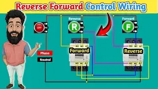 Reverse Forward Starter Control Wiring l Single Phase motor l Sam Electric