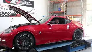 370z nismo dyno # 2 with Z1 intakes
