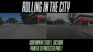 Government Street, Victoria, BC - Painted to Protected Part 1 Mid Construction