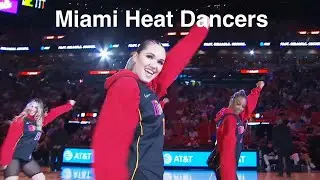 Miami Heat Dancers - NBA Dancers - 11/17/2021 dance performance - Heat vs Pelicans