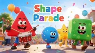 Learn Shapes with Music 🎵 | The Shape Parade for Kids