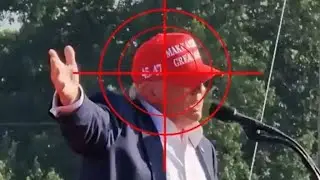 New Close-up shows the aim was perfectly centered in the middle of Trump's head.