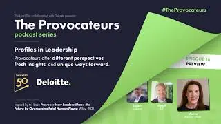 High Achievers Manage More Anxiety: The Provocateurs (Thinkers50 + Deloitte). Video 1