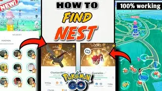 How to find nests in pokemon go || find any pokemon nest in pokemon go || find rare pokemon nest.