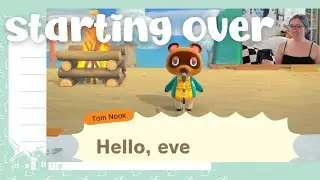 STARTING OVER! 🌱 my new acnh island (NINTENDO SWITCH 2)