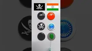 🏴&zwj;☠️ 🇮🇳 | Water Drop Art  On Coin | #shorts #art #trending