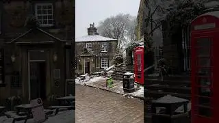 Snowy Paradise Haworth ~ West Yorkshire #shorts #haworth #englishcountryside #snow #yorkshire