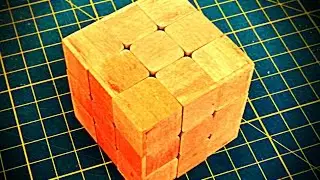 como hacer un cubo 3x3 con madera | modificacion cubo 3x3