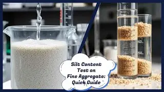Silt Content Test on Fine Aggregate: A Quick Guide for Civil Engineers
