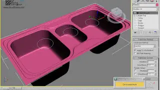 3ds Max Tutorials: Modeling Kitchen sink in 3ds Max HD
