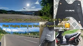 Ordered A New Floor Mat from Amazon at Just Rs350 for my scotty/ Vloging from my New 2nd Hand Scotty