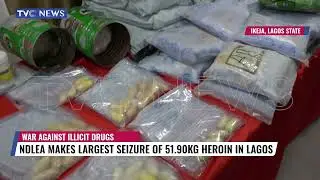 NDLEA Makes Largest Seizure Of 51.9 KG Heroin At Lagos Airport