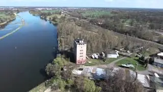 FPV Phantom 4 DJI / Flug &uuml;ber Wallwitzhafen - Dessau- Elbe /1080p
