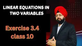 Linear Equations in two variables