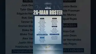 🚨 Dodgers set their Wild Card roster!Conforto & Banda OUT! October is wild already🗣️ @harryruiz