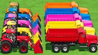 LOADER OF COLORS! John Deere Loaders & MAN Trucks in Action! Sell Woodchips for BIG MONEY! FS22