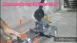 Home made angel grinder stand@new version