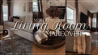 New House Living Room Makeover | Vintage Inspired Neutral Home Decor | Affordable Decor Finds