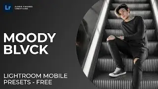 How To Edit Moody Black In Lightroom Mobile | Episode 010