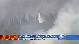 Lake Christine Fire Continues To Grow